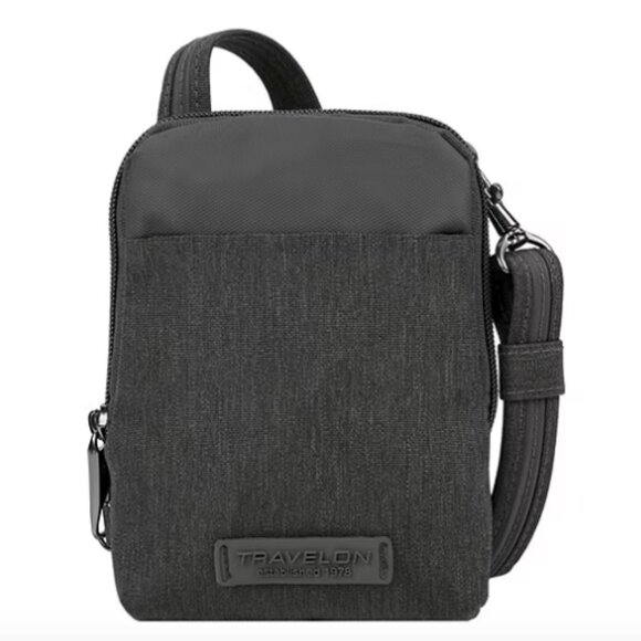 Travelon Anti-Theft Metro Stadium Mini Crossbody Bag, - Picture 2 of 5